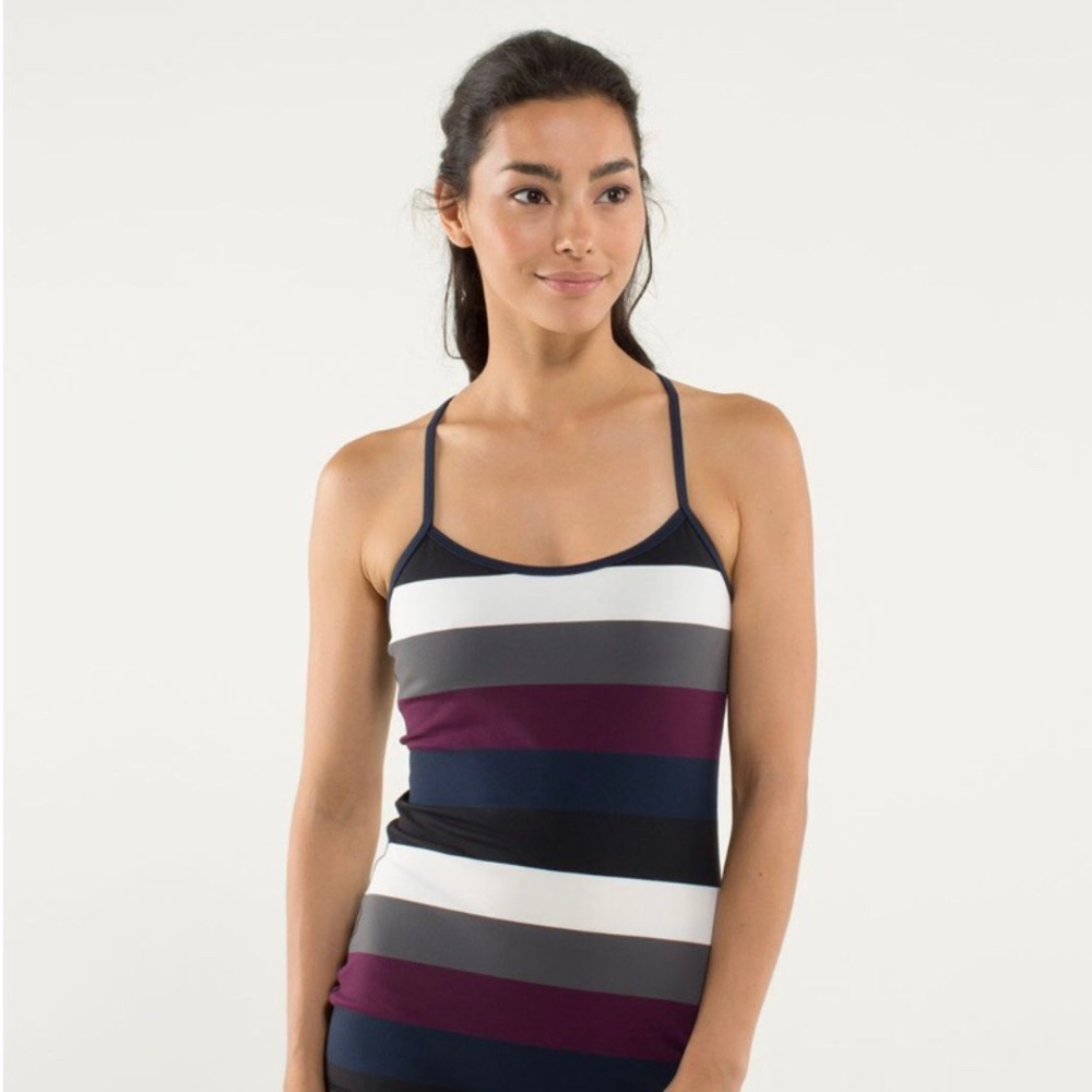 Lululemon Power Y Tank- Navy, Plum, Ivory